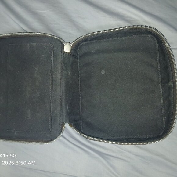 Louis Vuitton Brown and Yellow Toiletry Bag with Iconic Monogram Authentic - Picture 10 of 11